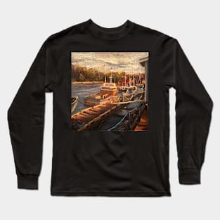 Rustico Harbor Sketch Long Sleeve T-Shirt